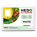 HEDO Eco A5 Size White Sticky Trap For Flower Thrips, Black Thrips & Plant Bugs,  Best For Organic Vegetable And Fruits Farming Pest Control