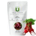 Urja Beet Root Ruby Queen Seeds Imported, Rounded Red Roots, Chukandar Ke Beej, Sweet In Taste.