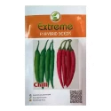 Extreme CH-27 F1 Hybrid Chilli Seeds, Dual Purpose With LCV Tolerance, High Pungency