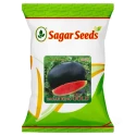 Sagar King Gold F1 Watermelon Seeds, Dark Black Skin, High Sweetness, Suitable For Round The Year Cultivation