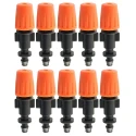 Radhe Plastic Drip Irrigation Misting Nozzles, Adjustable Garden Dripper, Micro Mist Head Atomizer Fogger For Watering System Sprayers