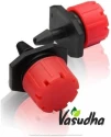 Vasudha Irrigation Adjustable Dripper Emitter For Drip Irrigation Kit Red Color.