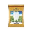 Advanta F1 Hybrid Snow White 61 Radish Seeds, Smooth Palak Like Leaves And Early Maturity