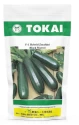 Tokai F1 Hybrid Zucchini Black Beauty Seeds, Vigorous Growing Bush Variety.