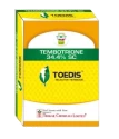 Thakar Chemicals Toedis Tembotrione 34.4% SC Herbicide, Broad-Spectrum Post Emergence Herbicide, Control of Broadleaf and Grassy Weeds in Corn.