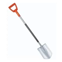 Wolf Garten Spade (ASP-D), Used Digging And Lifting The Soil, Lightweight, Gardening Shovel With Long D Handle