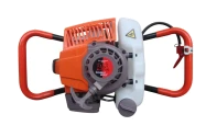 Double Wolf 68CC 2 Stroke (Single Handle) Petrol Earth Auger, Designed For Various Ground Drilling Applications.