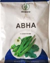 Bioseed Abha F1 Hybrid Bhindi Seeds , Okra Seeds , Dark Green with a Good Shelf Life , 250 Gram Pack