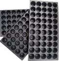 50 Cavity Seedling Tray, Round Shape Hole Germination Tray, Nursery Tray For Sowing Seeds.