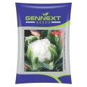 Gennext Snow White-60 F1 Hybrid Cauliflower Seeds, High Yield and Pure White Curd