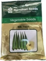 Namdhari Seeds NS 7801 Okra (Bhindi) Seeds, Dark Green Color Suitable For Kharif And Summer