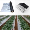 Siddhi Mulch Film Mulching Sheet (1 Meter Width X 400 Meters Length) Black and Silver