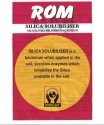 ROM Silica Solubliser Powder Bio Fertilizer (Silica Solubilising Bacterium) 