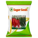 Sagar Tejal F1 Hybrid Chilli Seeds, Highly Pungent, Dual Purpose, Early Maturity, High Yield Variety