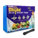 Chipku Blue Sticky Traps For Thrips, Leaf Minor, Fungus Gnats. Non-toxic, Weather Proof And Long Lasting.