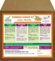 Turmeric Kit 100% organic products containing 5 products for seed treatment, growth, fungal disease control & larvae control