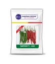 Sarpan Hybrid 4444 Chilli Seeds, Highly Pungent and Dark Green Glossy Fruits.