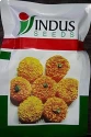 Indus Marigold Pushparaj Orange Seeds, Genda Fool , Dark Green Leaf Colour 