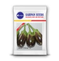 Sarpan F1 Brinjal-50 Hybrid Seeds, For all Season, Green Purple Strips In Color