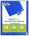 Mipatex Tarpaulin 150 GSM Waterproof Multipurpose Plastic Heavy Duty with Aluminium Eyelets.