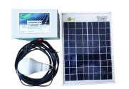 Ecopacer 21 - Solar Home Light Systems With 3 W LED Bulb 1 Qty, Having Backup More Than 4 Hrs and One USB Charging Point