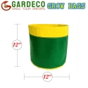 Gardeco PVC Coated Nylon Fabric Grow Bag, 450 GSM Heavy Duty, UV Resistant, Suitable for Plants, Terrace Garden and Vegetables Gardening.