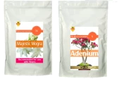 Ecotika Adenium And Mogra Fertilizer 1 Kg Each, Can Be Used With Jasmine, Adenium, Rose, Contains All Nutrients