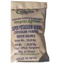 Vanproz Super Potassium Humate (98%) Organic Fertilizer, 25 KG Bag, It helps the soil to improve plant growth.