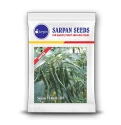 Sarpan F1 Hybrid Chilli Seeds, Chilli-291 Dark Green, Highly Tolerant to Leaf Curl and Sucking Pest, Suitable for Dual Purpose Fresh Green and Dry Red