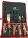 UNISON Garden Tool Kit of 5 Pcs (Includes Trowel, Cultivator, Fork, Khurpa, Hand Weeder)