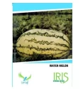 Iris Hybrid Watermelon Fruit Seeds, Light Green With Dark Green Stripes, High Germination