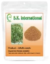 S.K. International Organic Alfalfa Seeds (Lucerne High Protein Grass Seeds) for Sprouting and Cultivation