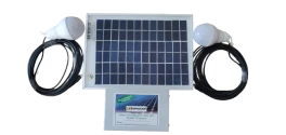 Ecopacer 23 - Solar Home Light Systems With 3w LED Bulb 2 Qty, Having Backup More Than 4 Hrs And One USB Charging Point.