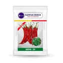 Sarpan - 531 F1 Hybrid Chilli Seeds, Dark Green Glossy Fruits, Dual purpose chilli (Fresh Green & Dry red)